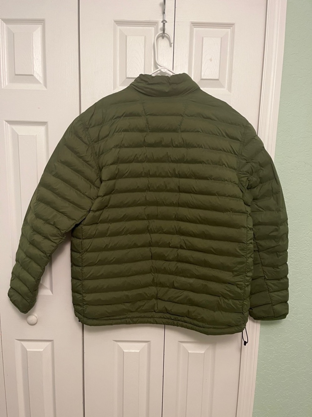 Carhartt Olive Quilted Down-Style Jacket XL - Picture 7 of 9